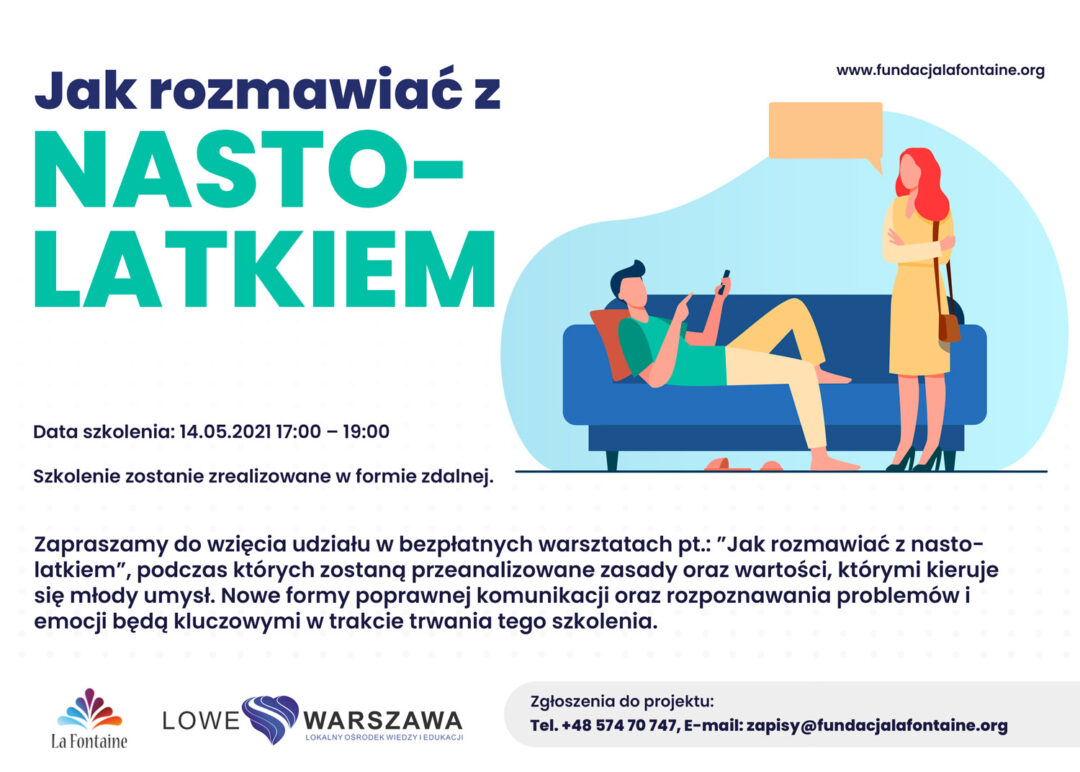 Jak Rozmawiać Z Nastolatkiem Lowe Warszawa 0578